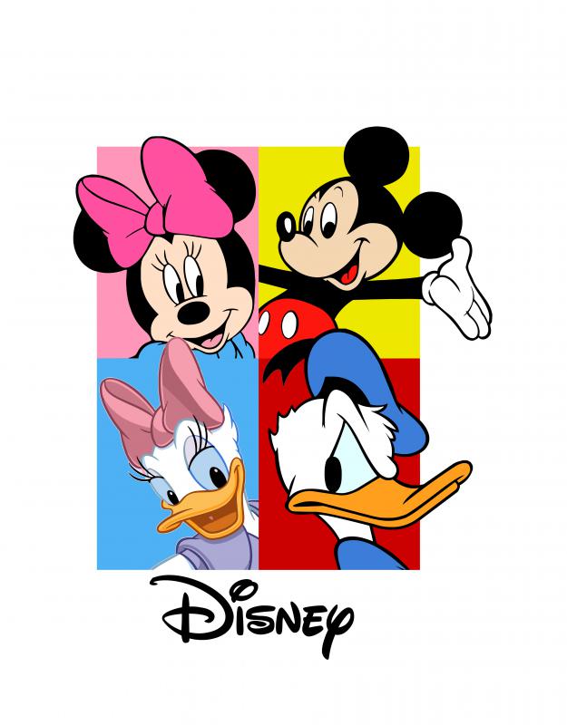 Mickey és barátai - Miki egér mintás póló