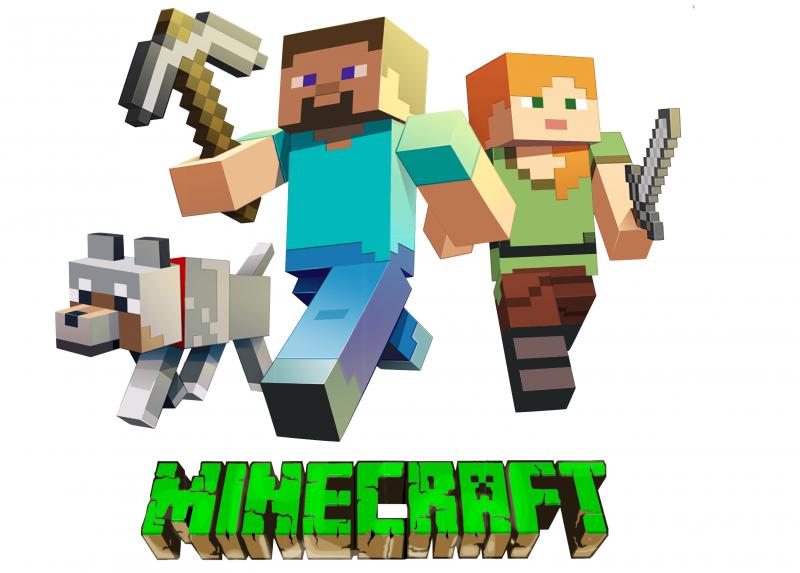 Minecraft mintás póló 10