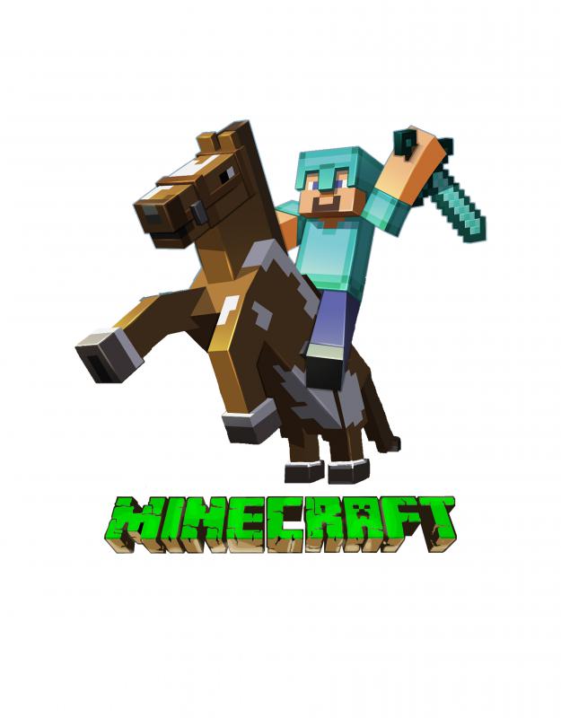 Minecraft mintás póló 6