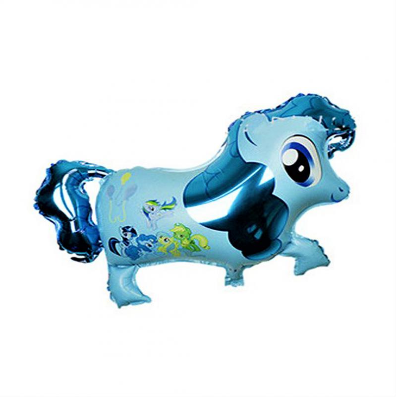 My Little Pony alakos kék fólia lufi