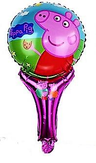 Pepa rövid buzogány  fólia lufi