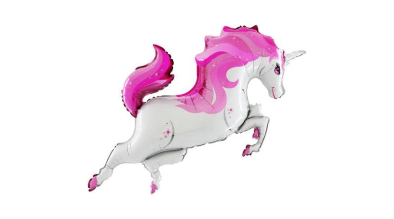 Pink unikornis fólia lufi