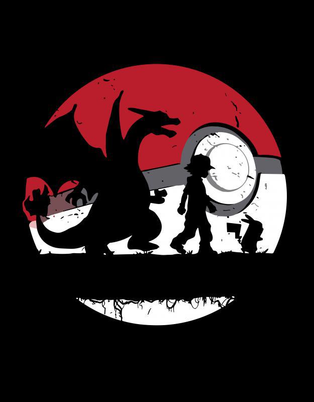 Pokeball minta pólóra, bögrére