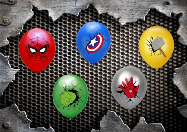Pókember, Amerika kapitány, Thor, Hulk, Vasember gumilufik