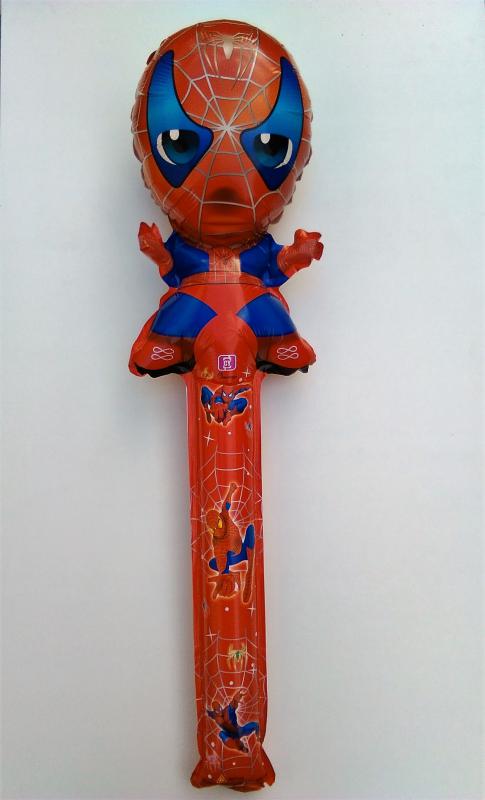 Pókember hosszú buzogány  fólia lufi