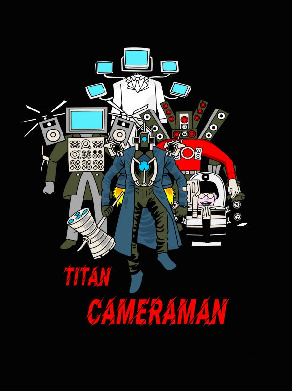 Skibidi Toilet mintás póló 9