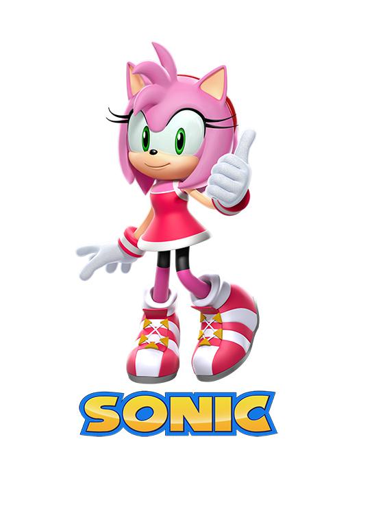 Sonic mintás póló 2