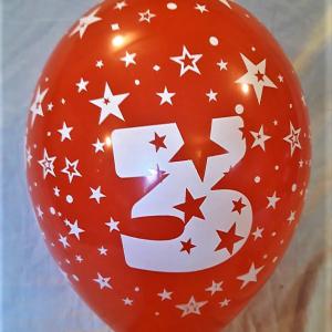 3-as évszámos gumi lufi,több szinben