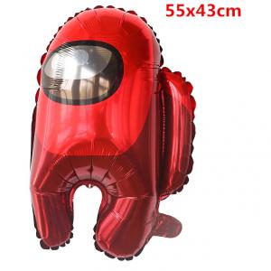 Among Us alakos piros fólia lufi