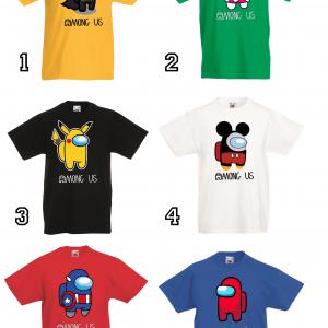Among Us Caracters 2 mintával póló