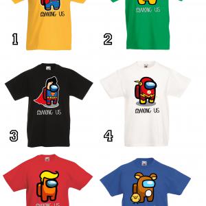 Among Us Caracters mintával póló