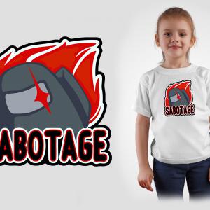 Among Us - Sabotage mintával póló