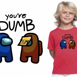 Among Us - You're Dumb mintás póló