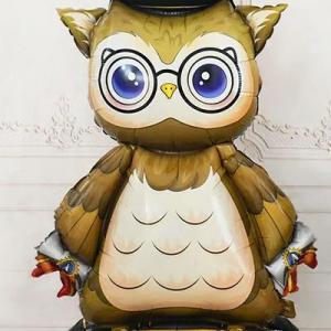 Bagoly alakos talpon álló fólia lufi ballagásra