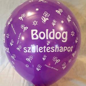 Boldog Születésnapot gumi lufi