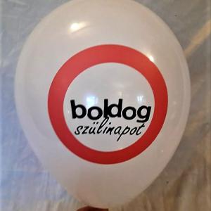 Boldog Születésnapot tábla gumi lufi