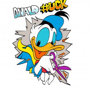 Donald kacsa minta pólóra, bögrére