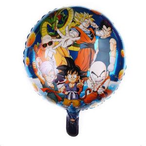 Dragon ball kerek fólia lufi