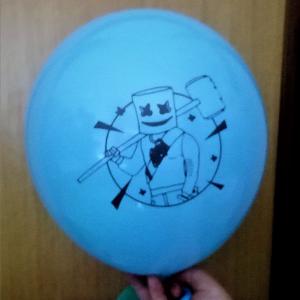 Fortnite mintás gumilufi kék