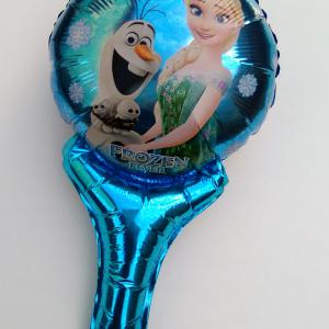 Frozen rövid buzogány fólia lufi Elza és Olaf képpel