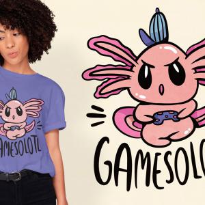 Gamesoltl mintás póló