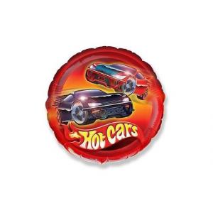 Hot Cars autó mintás fólia lufi