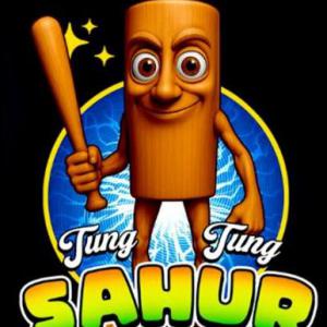 Italian Brainrot - Tung Tung Sahur mintás póló