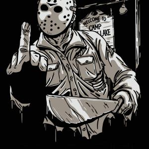 Jason bemutat - mintás, horror, halloween pólóra, pulcsira