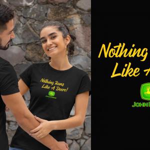 John Deere - Nothing Run mintás póló