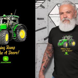 John Deere - Nothing Run traktoros mintás