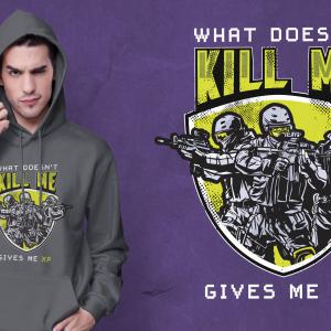 Kill Me mintás póló