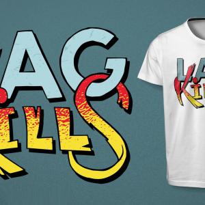 Lag Kills mintás póló