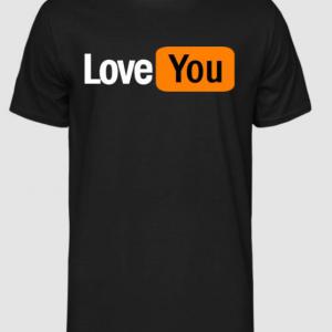 Love You feliratos póló