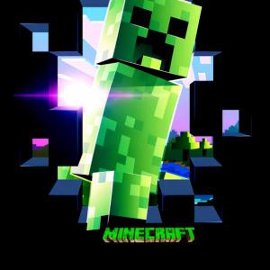 Minecraft Creeper mintás póló 4