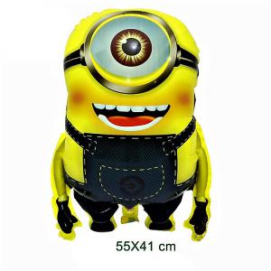 Minion egyszemű közepes méretű fólia lufi