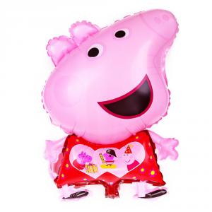 Pepa malac lány alakos  fólia lufi