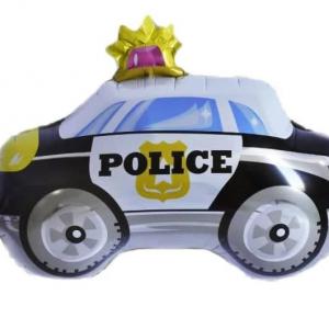 Rendőrautó forma  fólia lufi