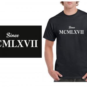 Római évszámos póló