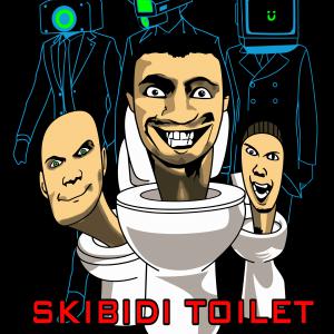 Skibidi Toilet mintás póló 2
