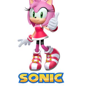 Sonic mintás póló 2