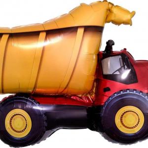 Teherautó,dömper, fólia lufi