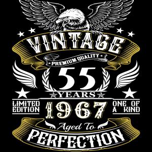 Vintage - mintás szülinapi póló 3