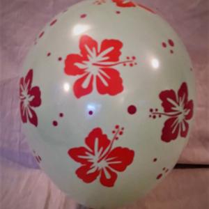 Virág mintás gumi lufi több szinben!