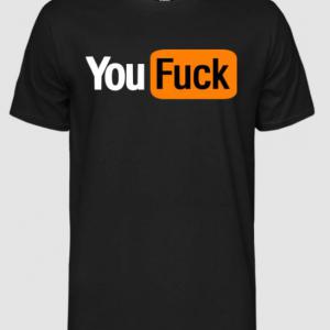 You Fuck mintás póló