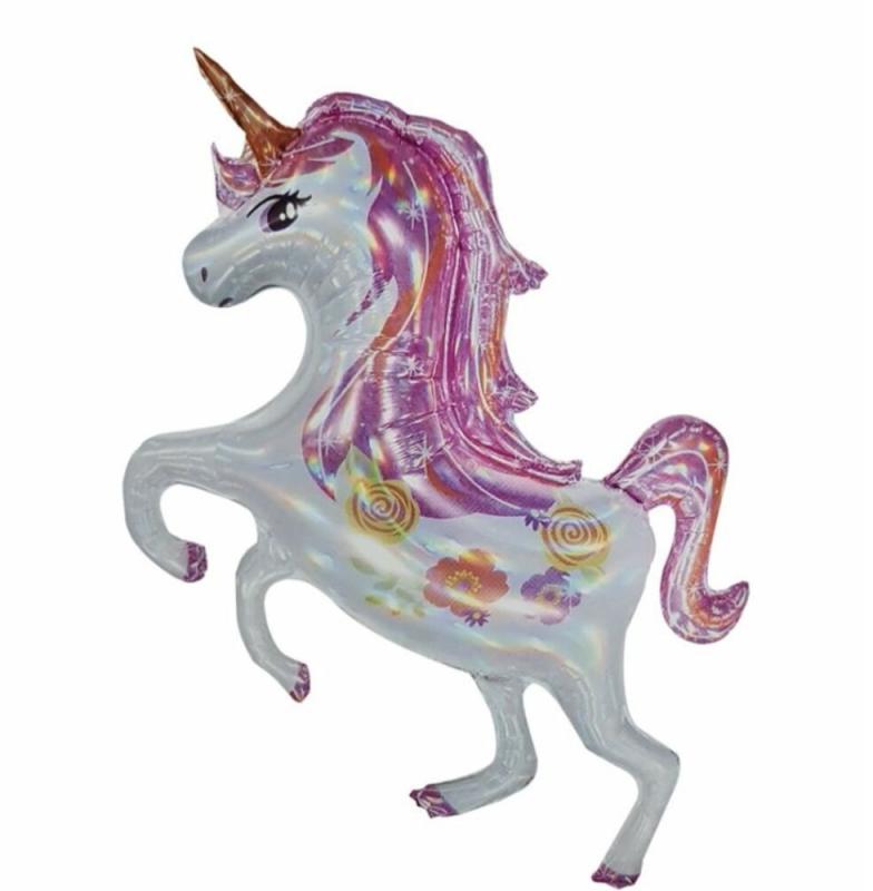 Unikornis ágaskodó fólia lufi
