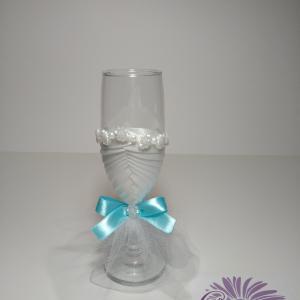 Esküvői pohárszett, a Te színeddel