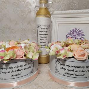 Köszönő ajándék esküvőre, barack