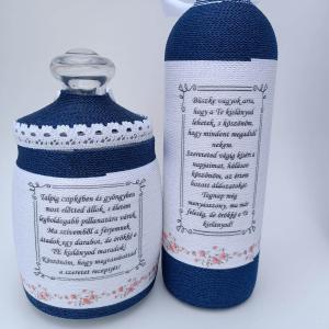 Szülőköszöntő zsinórozott szett, rendelésre