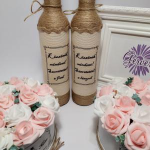 Vintage szülőköszöntő szett