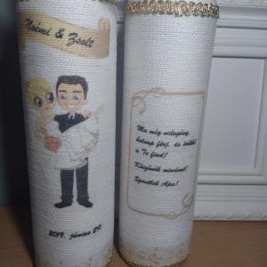 Zsinórozott köszönetajándék édesapáknak